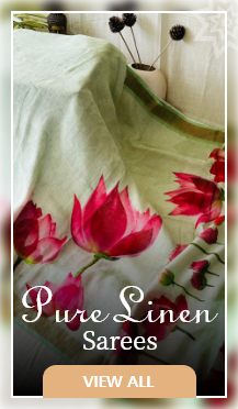 Pure Linen Sarees