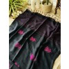 Black Sequence Jamdani Linen Sarees