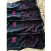 Black Sequence Jamdani Linen Sarees