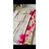 Pink Lotus Pure Silk Linen Sarees