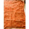 Candy Orange Pure Linen Saree