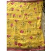 Yellow Tulip Pure Linen Saree