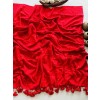 Red Chumki - Mul Cotton Saree