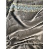 Ajrakh elephant Grey Butta Premium - Modal Silk Saree