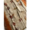 Drums Pure Linen Saree