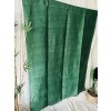 Moss Green Jamdani Linen Sarees 