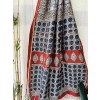 Blue Paisley Silk Cotton Saree