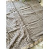 Mud Grey Zari - Silk Cotton Saree