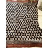 Black Floral Motif - Silk Cotton Saree