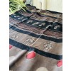 Polka Dot Cocco Brown - Silk Cotton Saree