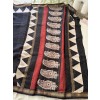 Black Fairy Triangle - Silk Cotton Saree