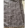 Coffee Grey Stripe-Silk Cotton Saree